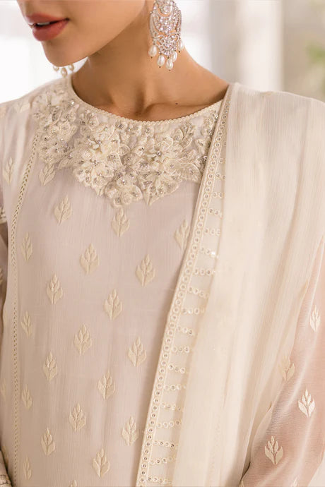 Angelic Frost 3 Piece Chiffon Suit