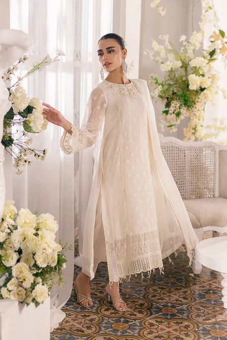 Angelic Frost 3 Piece Chiffon Suit