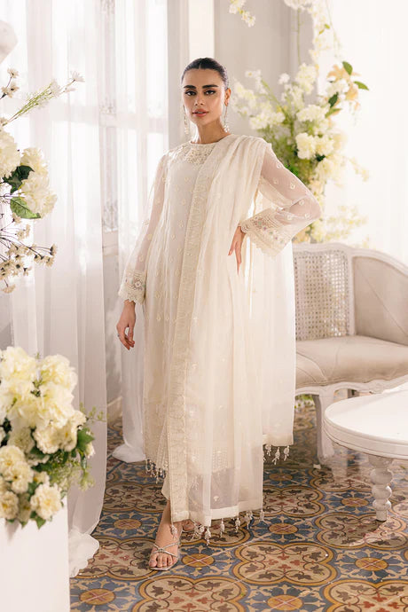 Angelic Frost 3 Piece Chiffon Suit