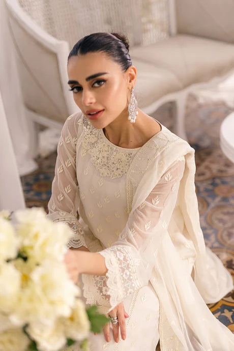 Angelic Frost 3 Piece Chiffon Suit
