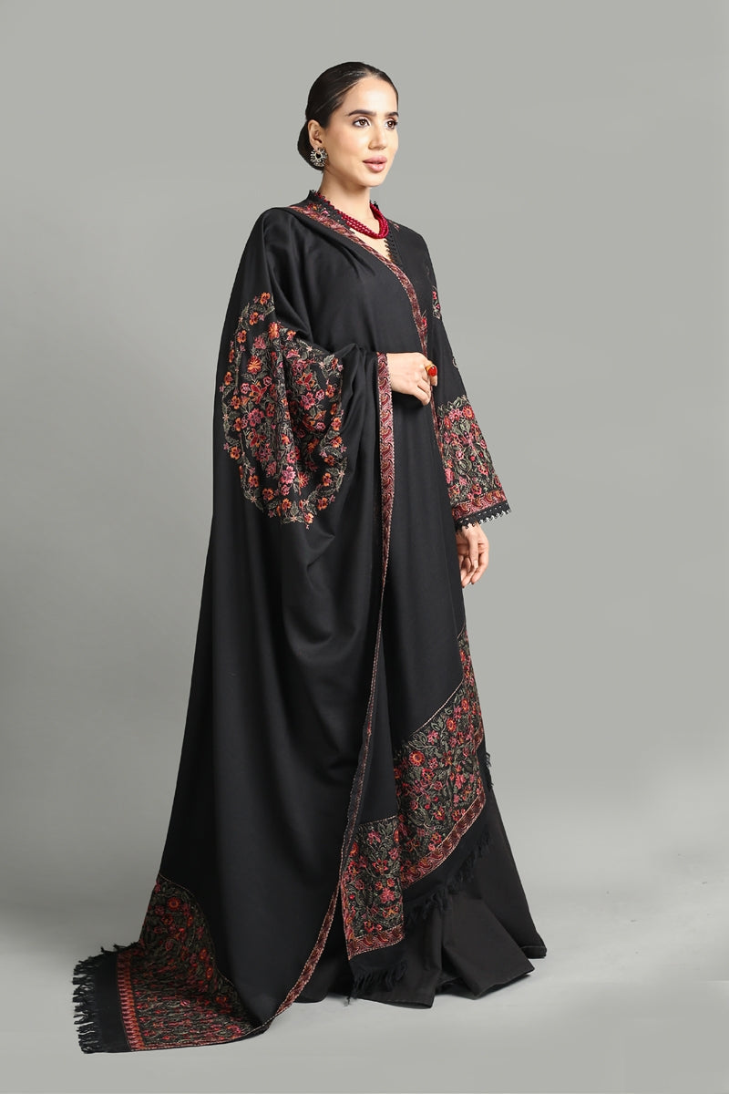 Bareeze 3PC Embroidered karandi Suit with Heavy Embroidered dupatta Unstitched