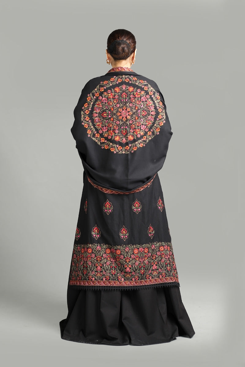Bareeze 3PC Embroidered karandi Suit with Heavy Embroidered dupatta Unstitched