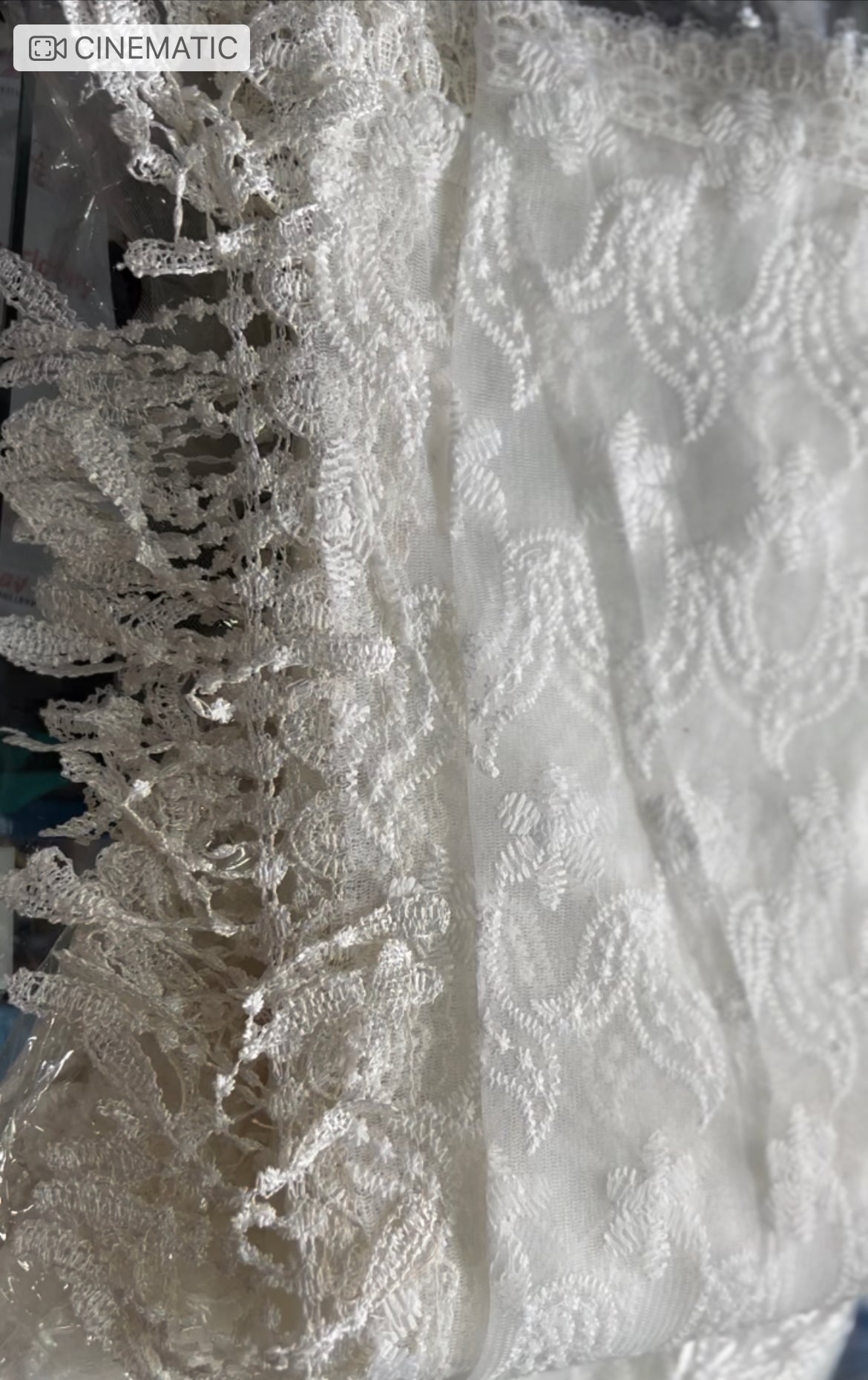 Net embroidered dupatta