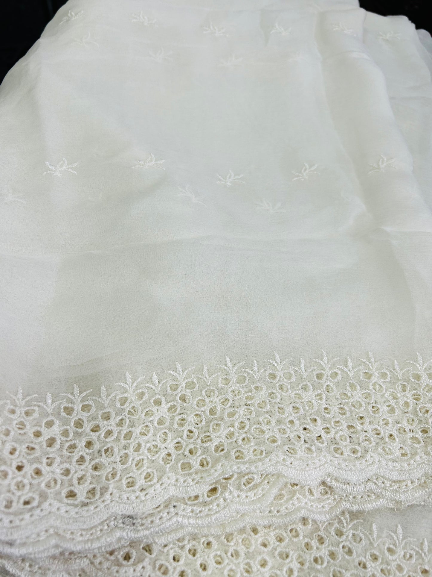 Pure Chiffon embroidered dupattas