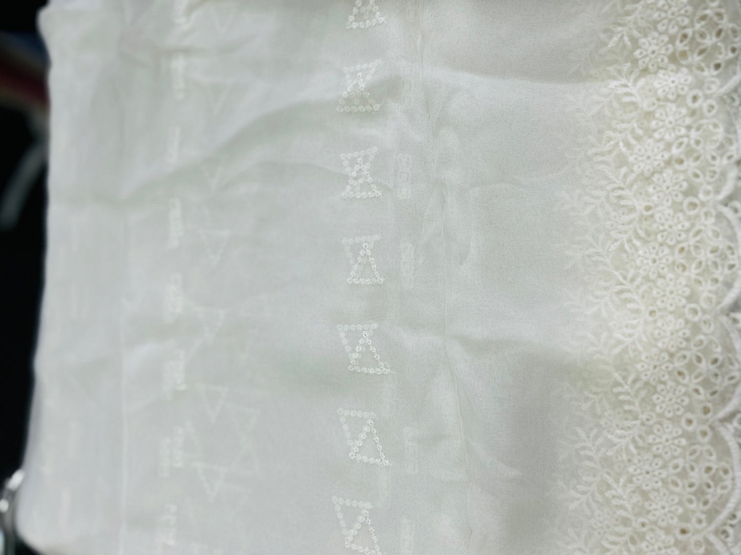 Pure Chiffon embroidered dupattas