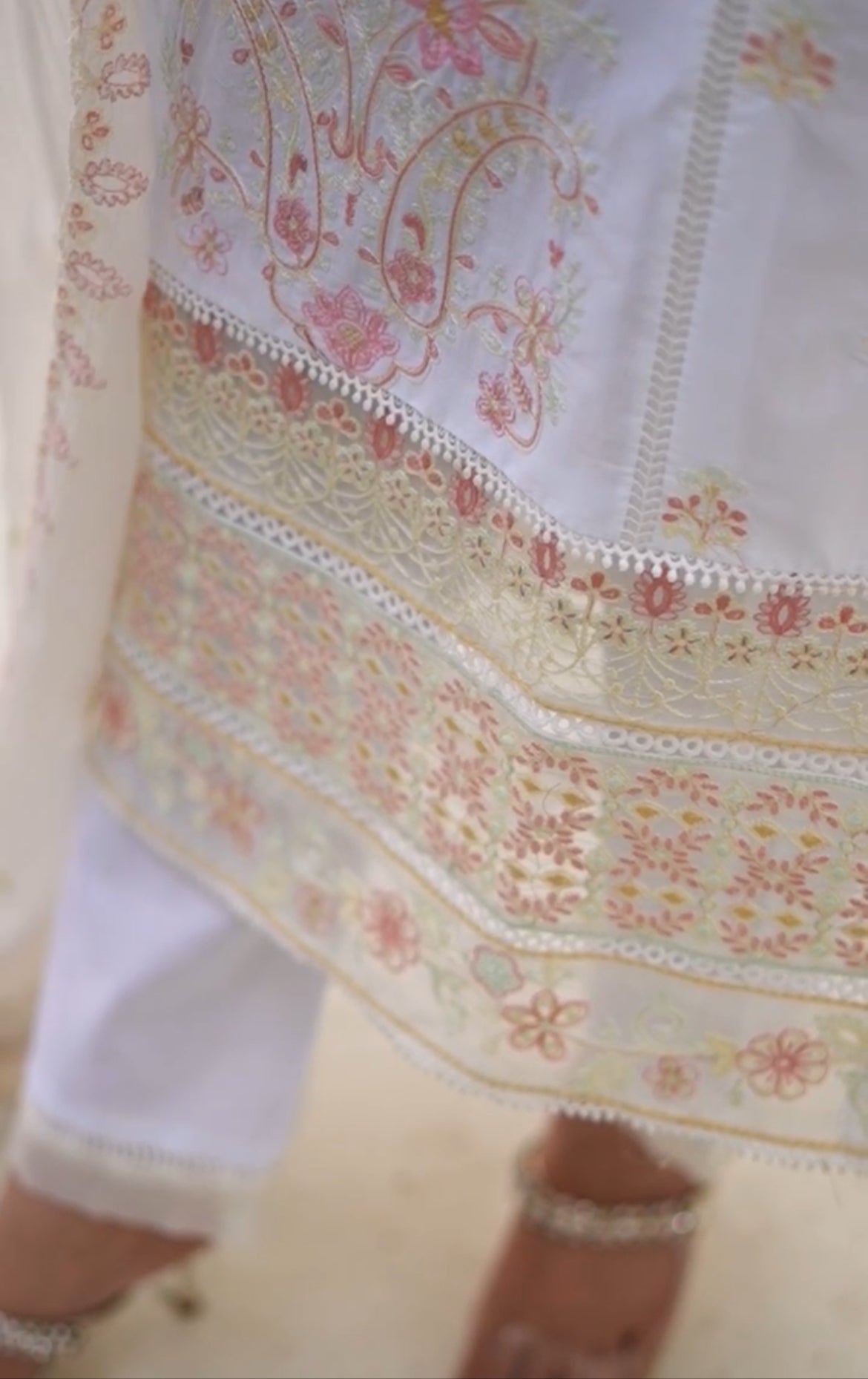 3 PC Embroidered Cotton Suit