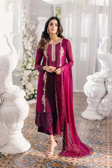 Merlot Muse 3 Piece Chiffon Suit