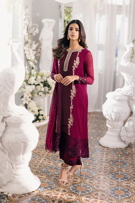 Merlot Muse 3 Piece Chiffon Suit