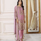 Stitched 3 Piece Embroidered Chiffon Suit