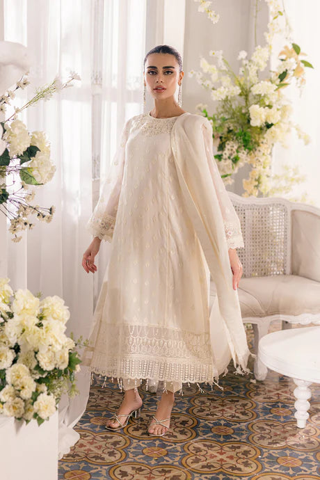 Angelic Frost 3 Piece Chiffon Suit