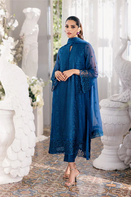 Galactic Glow 3 Piece Chiffon Suit