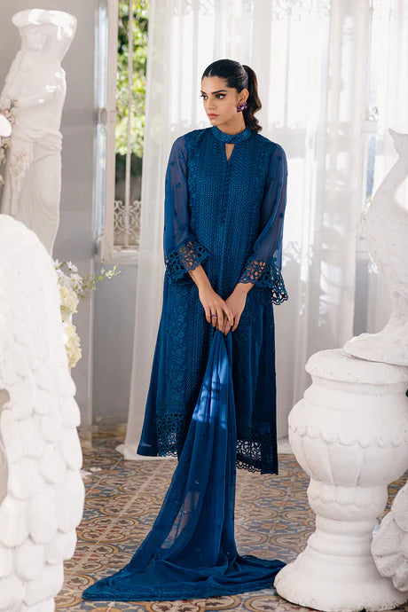 Galactic Glow 3 Piece Chiffon Suit