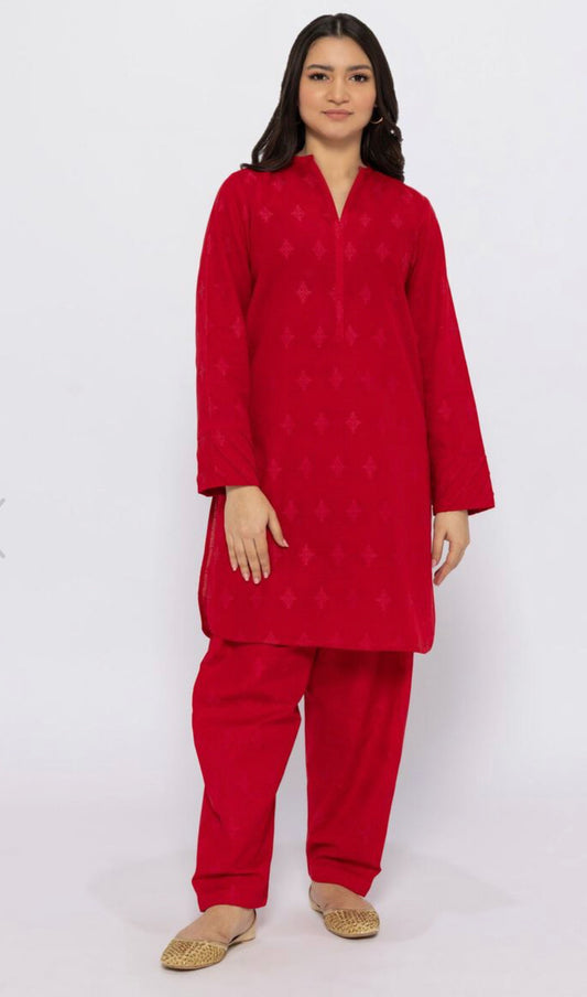 Khaadi 2 Piece  Khaddar Suit