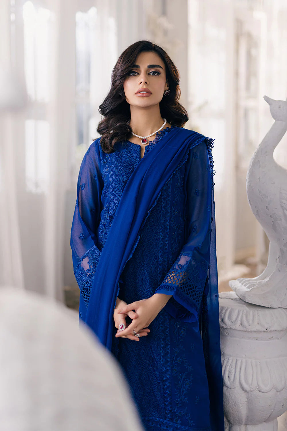 Iris Charm 3 Piece Chiffon suit
