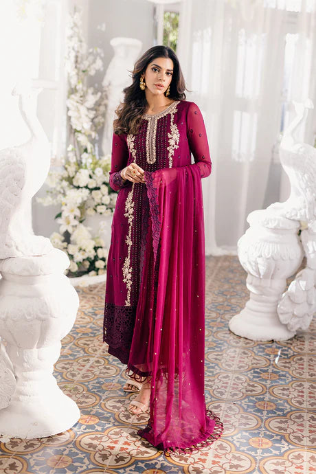 Merlot Muse 3 Piece Chiffon Suit